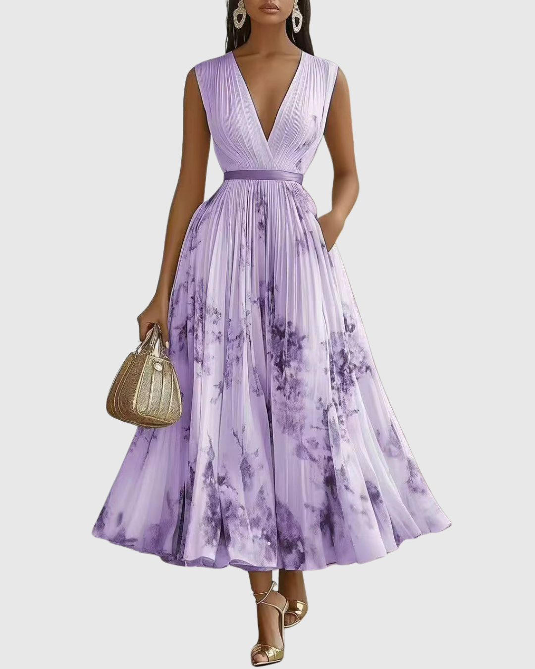 Chloe | Stylish Floral A-Line Womens Dress for Summer 4