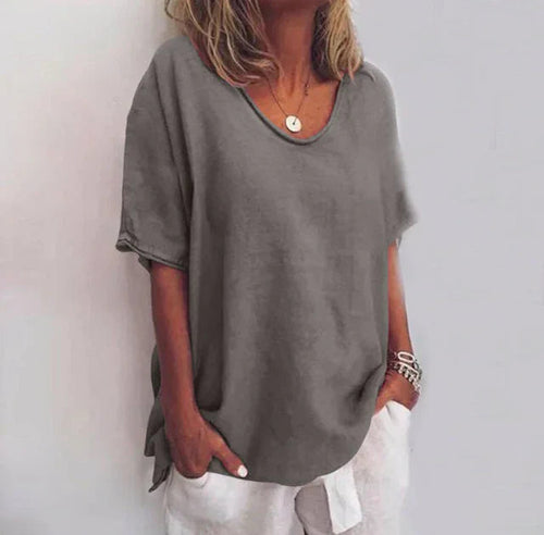 Ella | Chic Loose Fitted Womens Blouse for Summer Tops 0