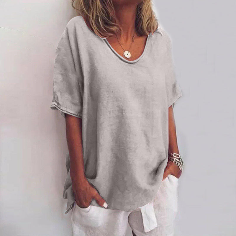 Ella | Chic Loose Fitted Womens Blouse for Summer Tops 1