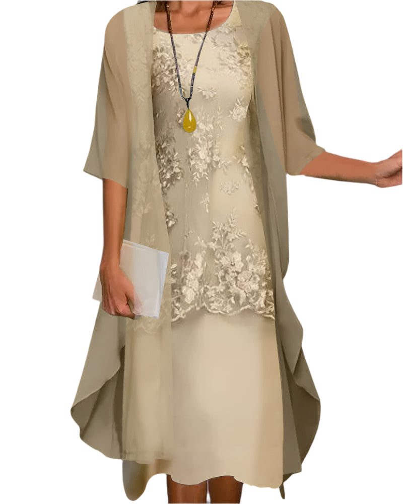 Ella | Flowing Elegant Midi Dress for Summer Weddings 1