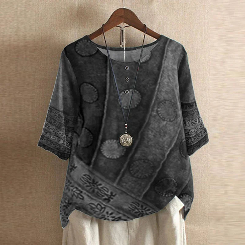 Ella | Vintage Floral Wispy Blouse 1