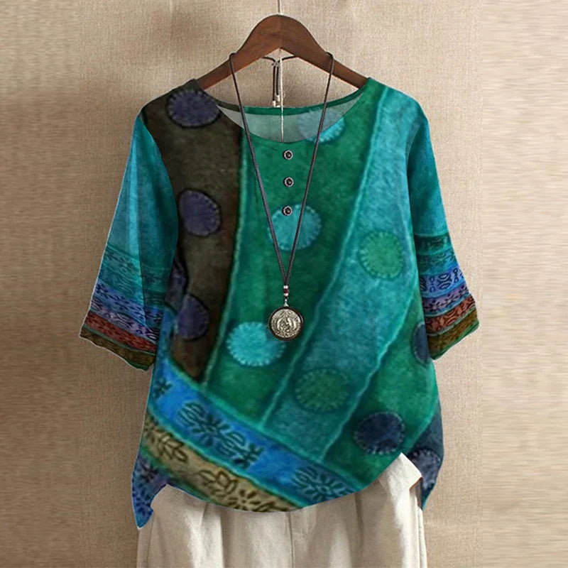 Ella | Vintage Floral Wispy Blouse 2