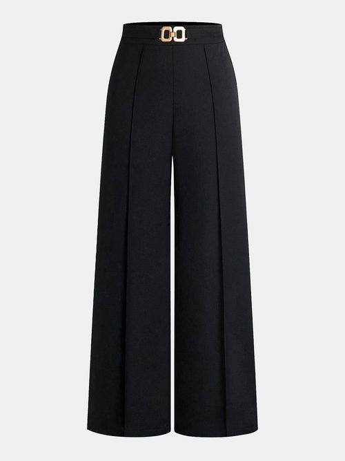 Emily | Chic High-Waist Wide-Leg Pants for Women 0