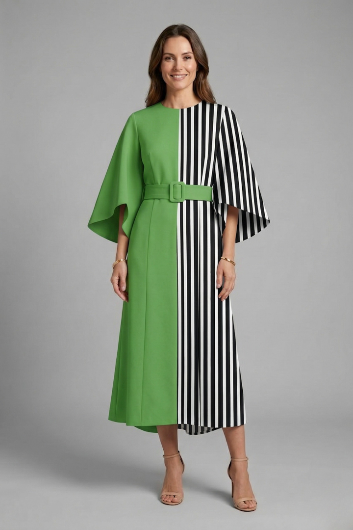 Emily | Colorful Relaxed Midi Dress 11