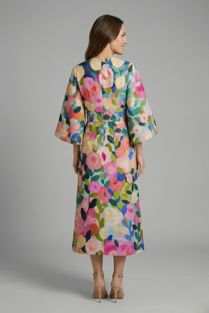 Emily | Colorful Relaxed Midi Dress 2