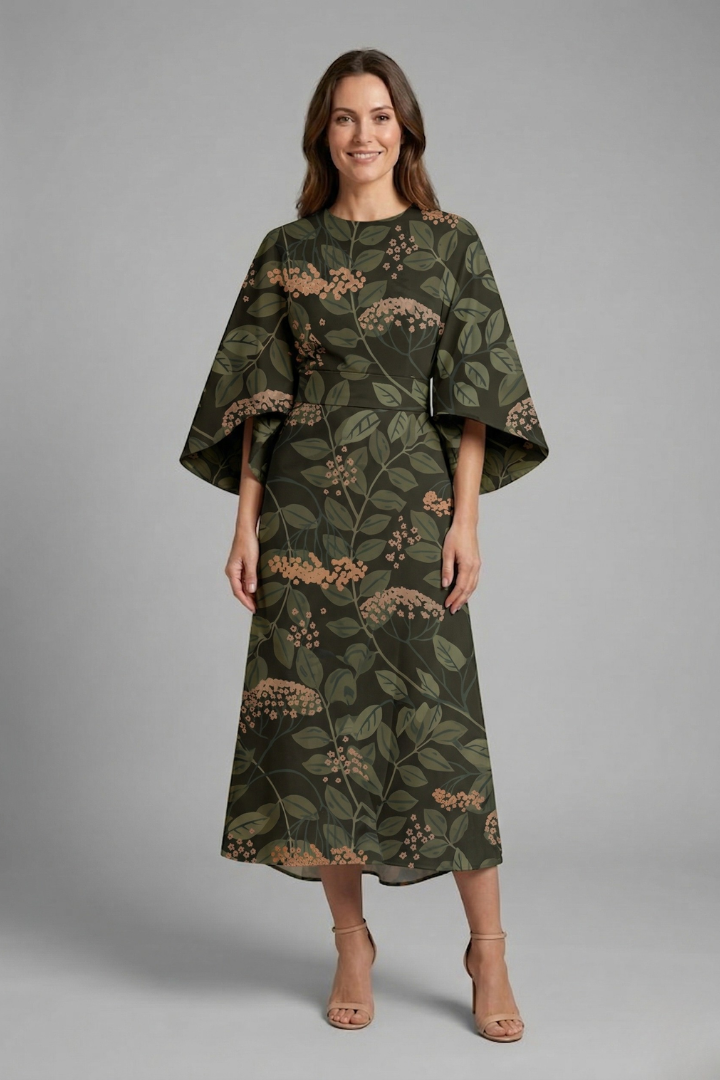 Emily | Colorful Relaxed Midi Dress 8