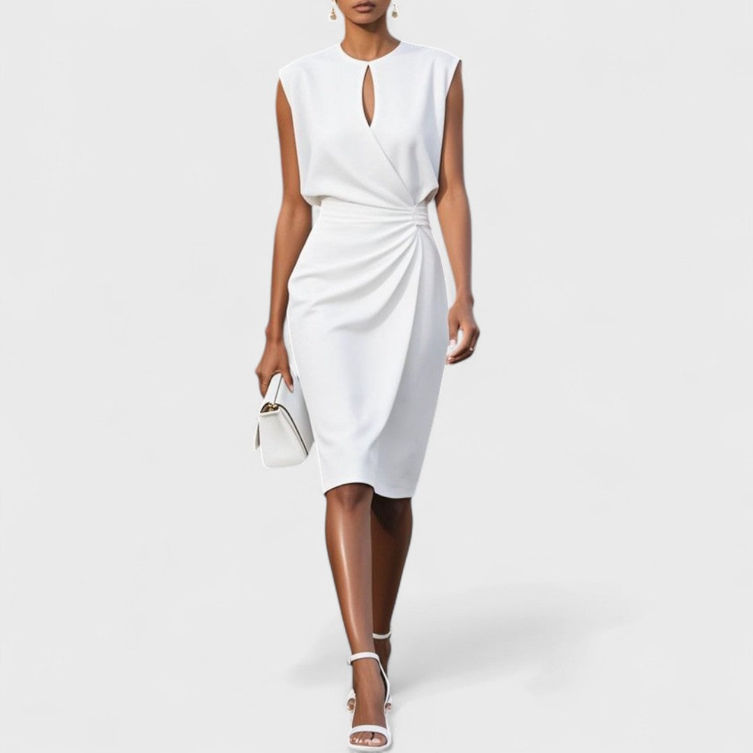 Emily | Elegant Stylish Sleeveless Midi Dress 1