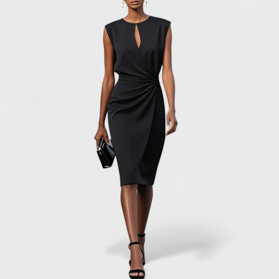 Emily | Elegant Stylish Sleeveless Midi Dress 2
