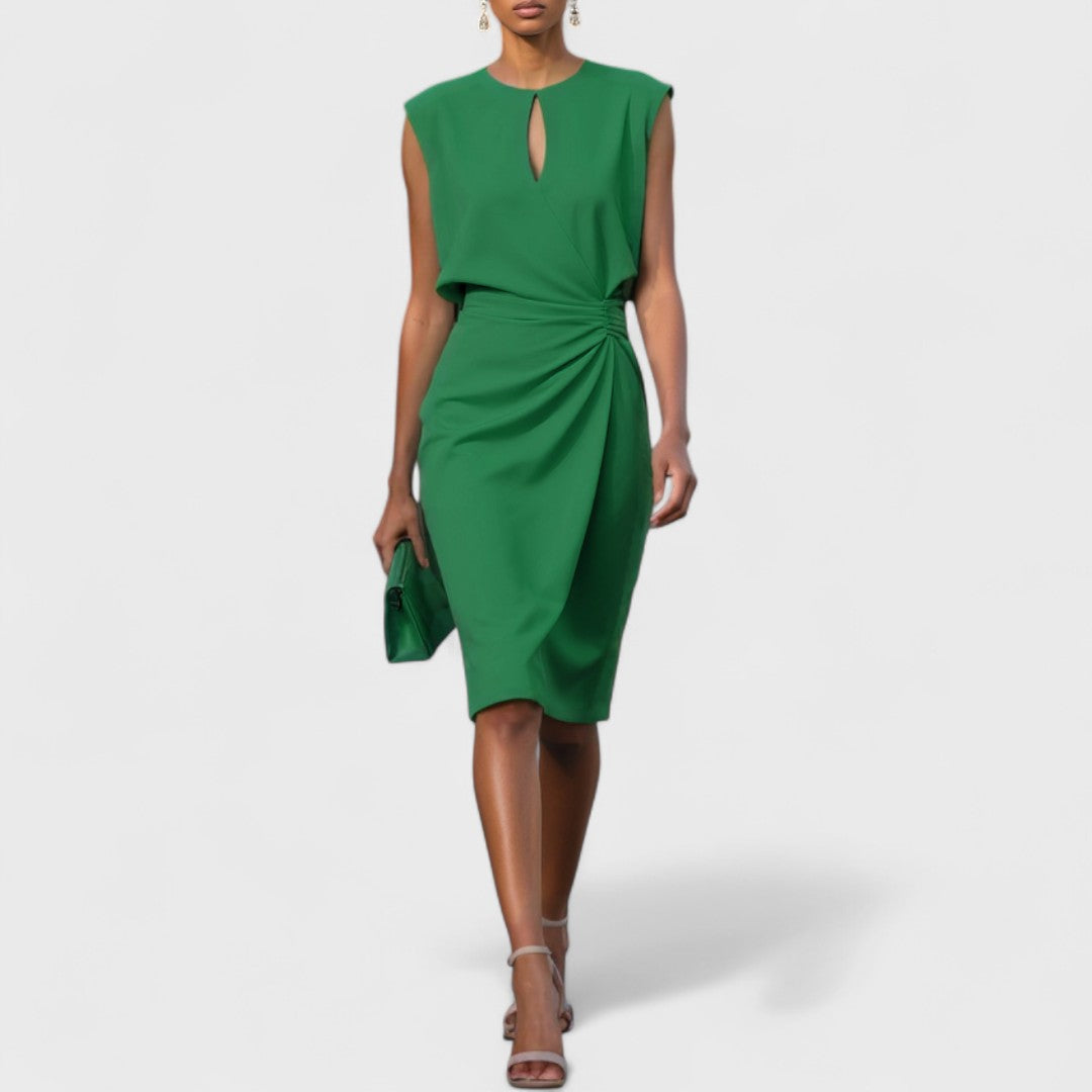 Emily | Elegant Stylish Sleeveless Midi Dress 3