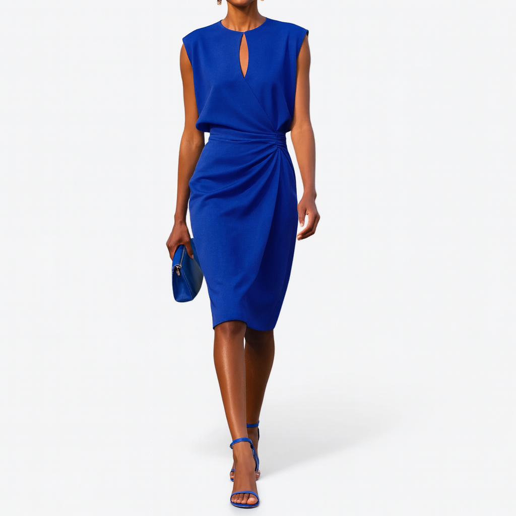 Emily | Elegant Stylish Sleeveless Midi Dress 5