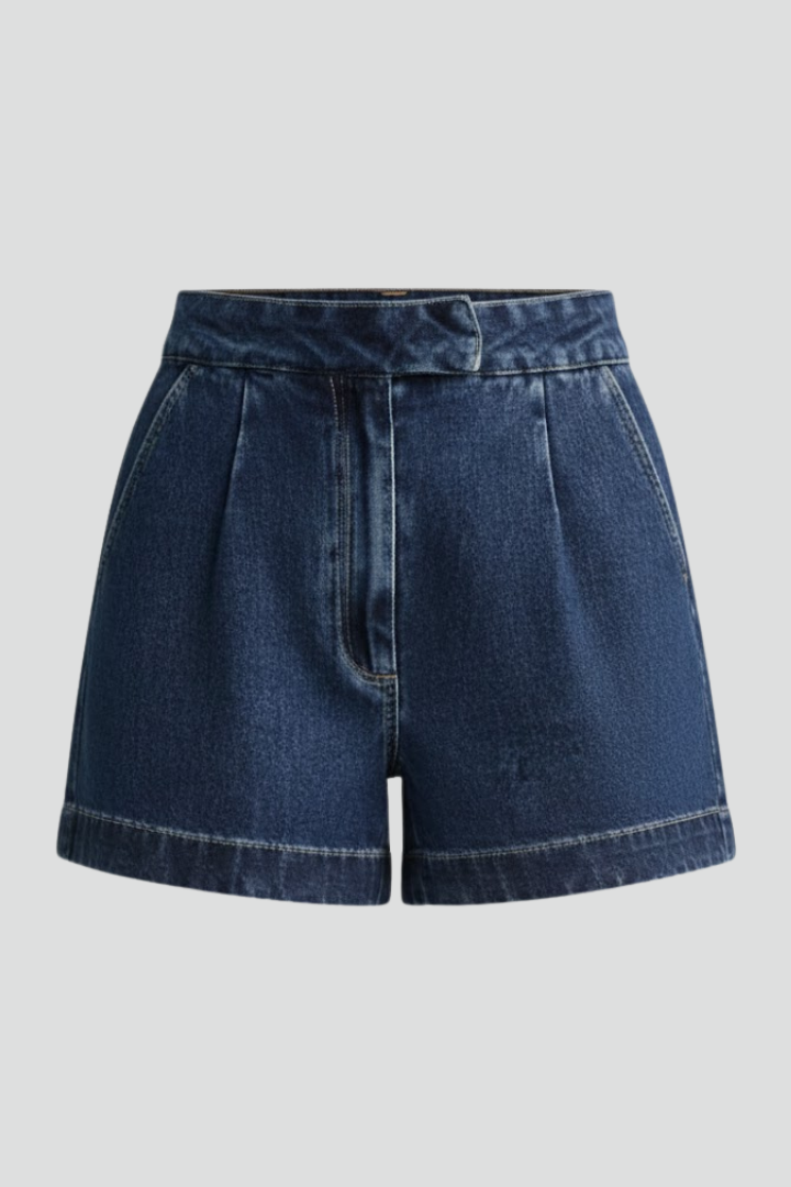 Emily | Stylish High-Waisted Denim Shorts 1