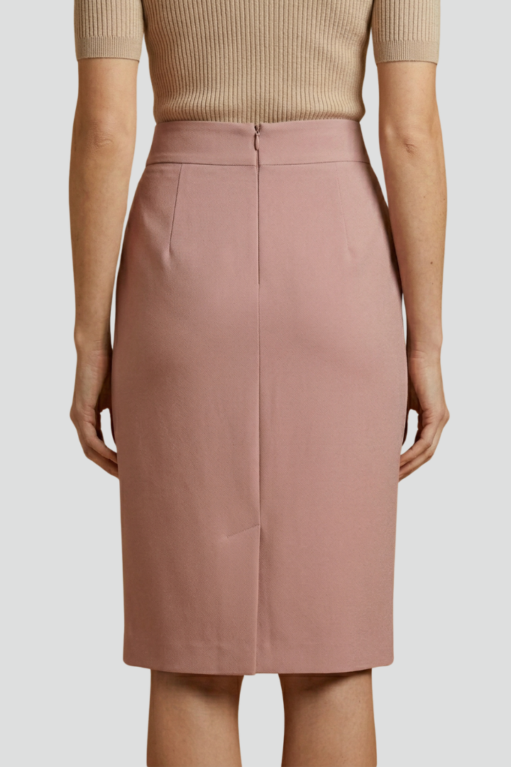 Emma | Elegant High Waist Midi Pencil Skirt 2