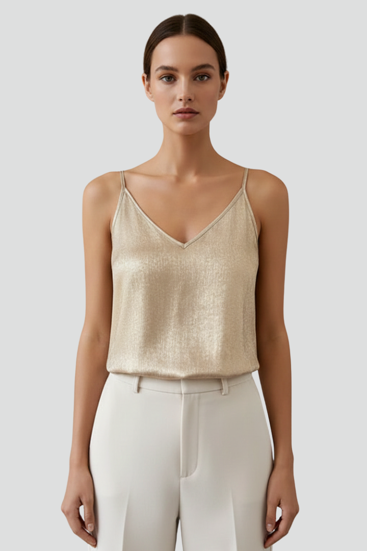 Emma | Relaxed Lightweight V-Neck Women's Camisole Top 2