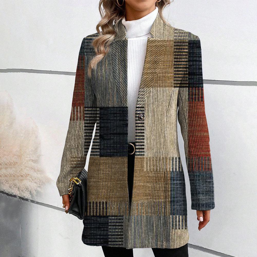 Emma | Stylish Checked Women's Blazer 1