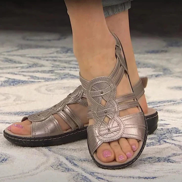 Emma | Stylish Comfortable Slingback Flat Sandals 4