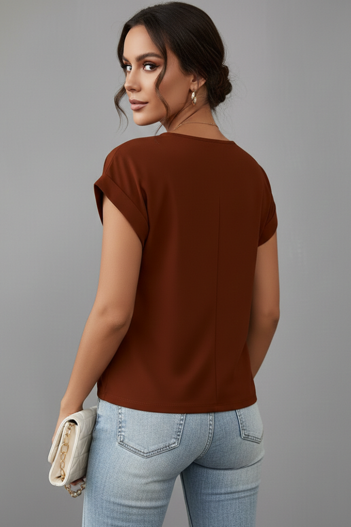 Emma | Stylish Relaxed V-Neck Women's Top for Casual Wear 3