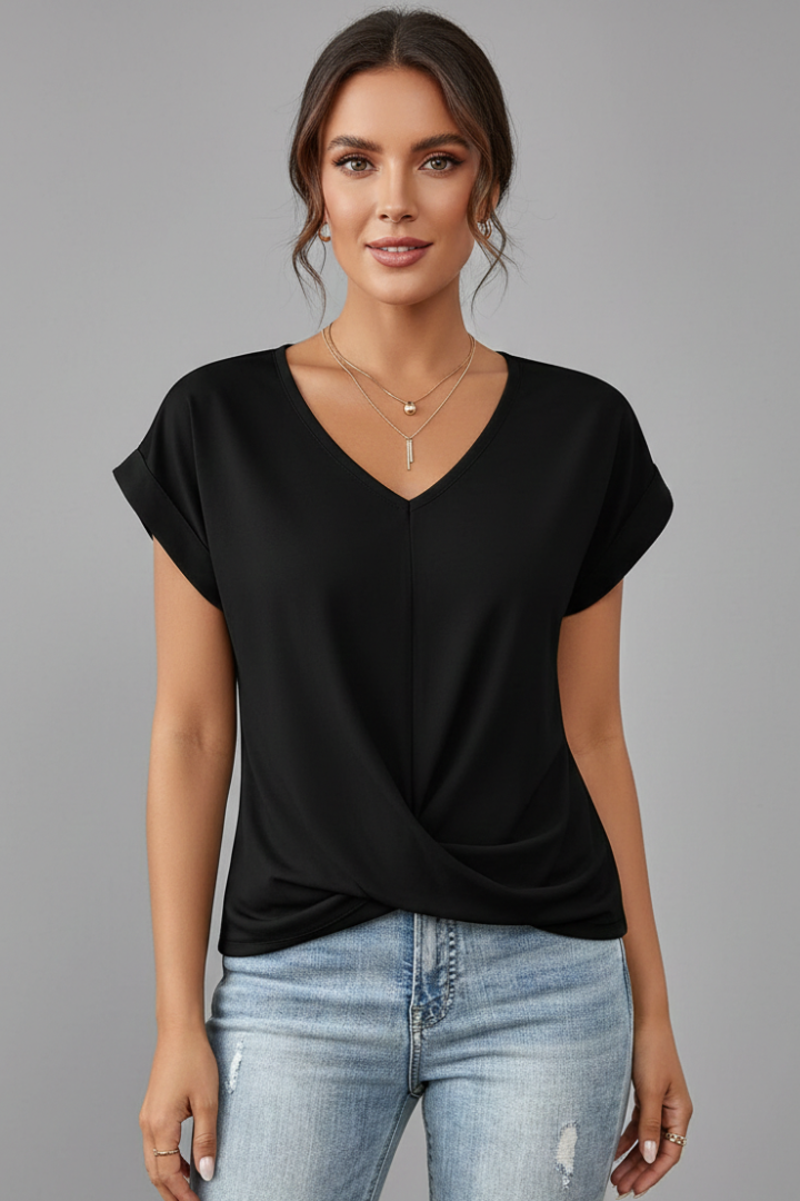 Emma | Stylish Relaxed V-Neck Women's Top for Casual Wear 4