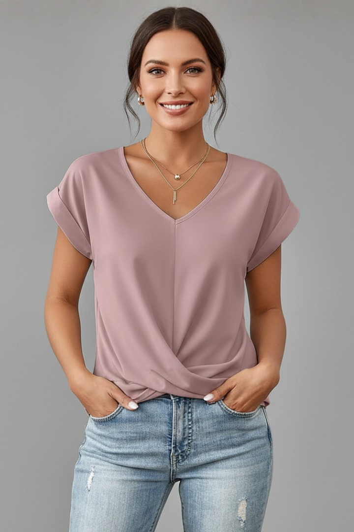 Emma | Stylish Relaxed V-Neck Women's Top for Casual Wear 5