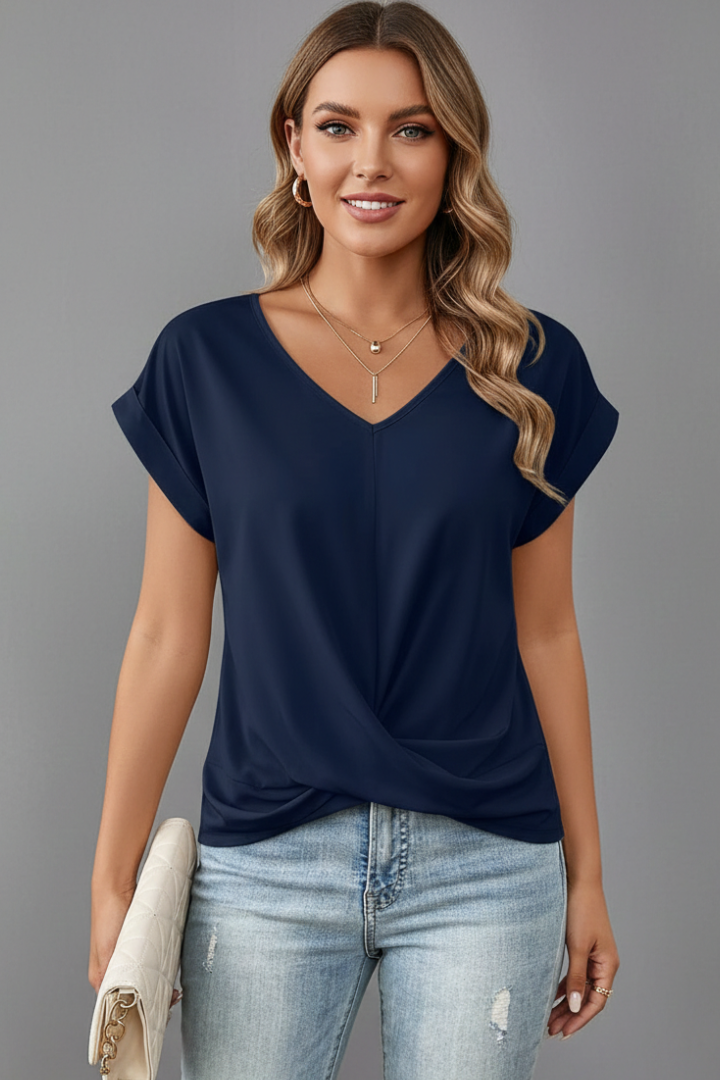 Emma | Stylish Relaxed V-Neck Women's Top for Casual Wear 6