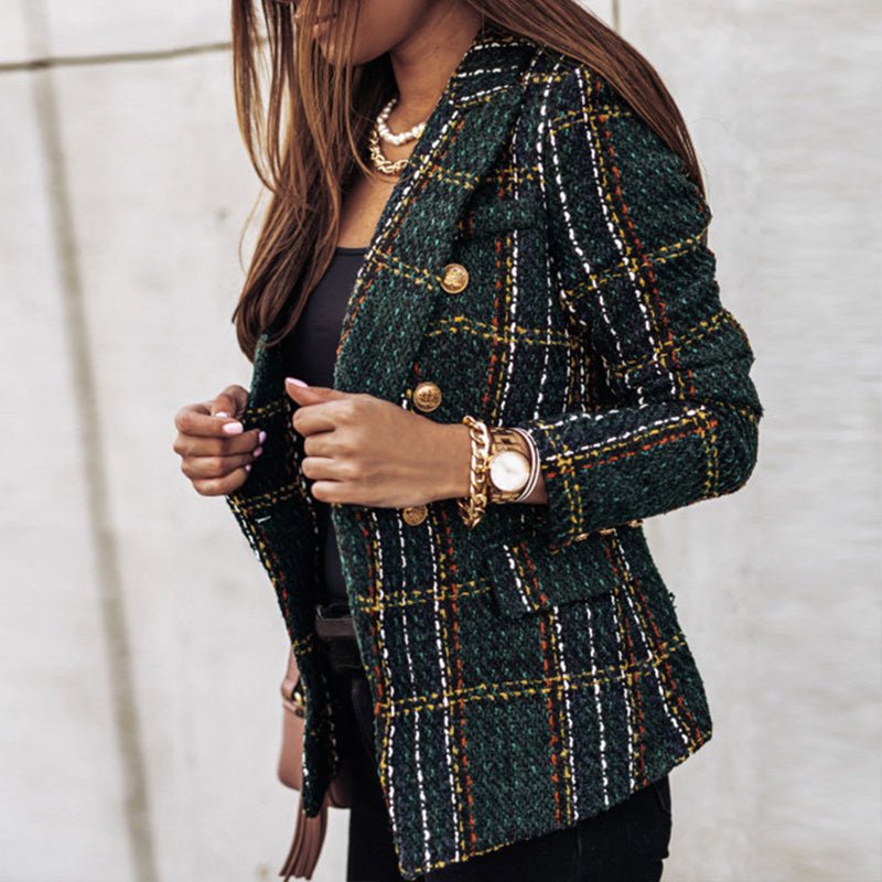 Liam | Retro Chic Check Blazer 0