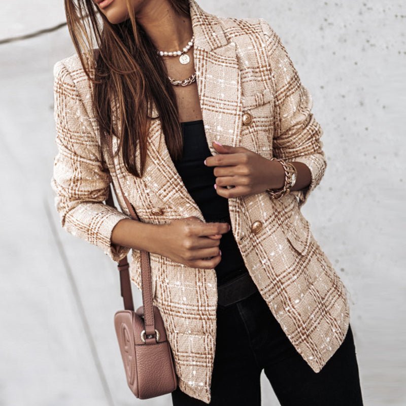 Liam | Retro Chic Check Blazer 1