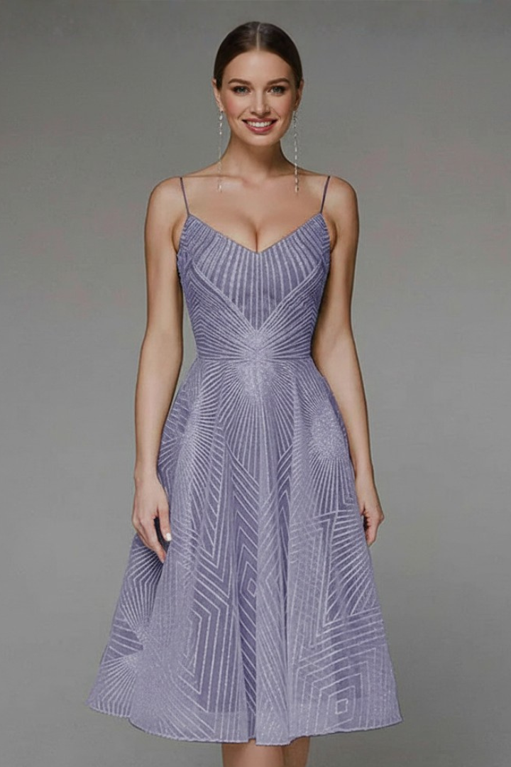 Madison | Elegant Geometric A-Line Cocktail Dress 10