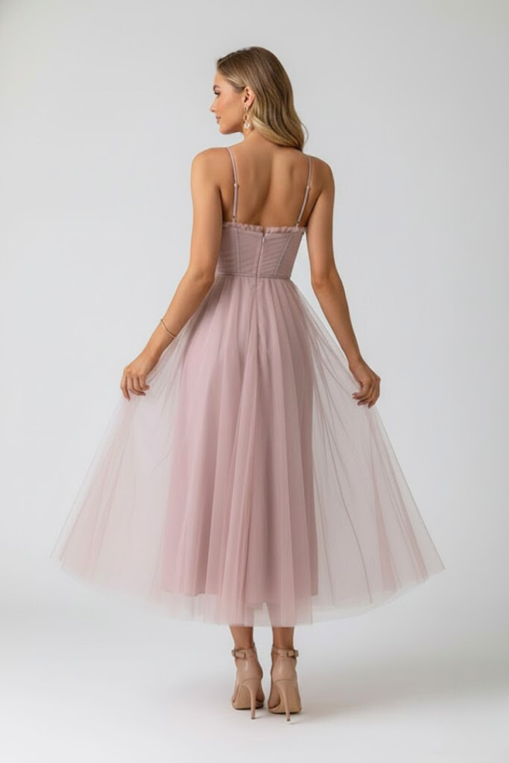 Madison | Elegant Layered Tulle Wedding Guest Dress 3