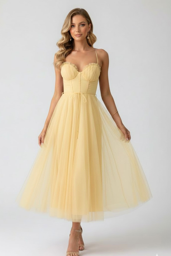 Madison | Elegant Layered Tulle Wedding Guest Dress 5