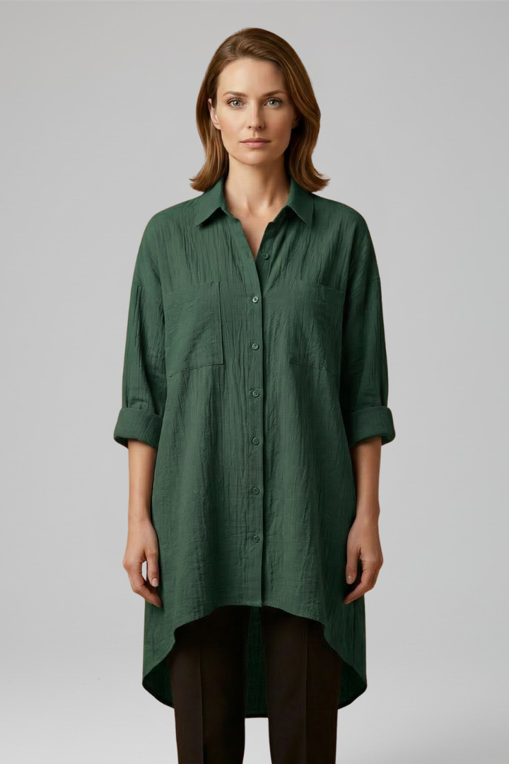 Madison | Stylish Woven Blouse with Collar 6