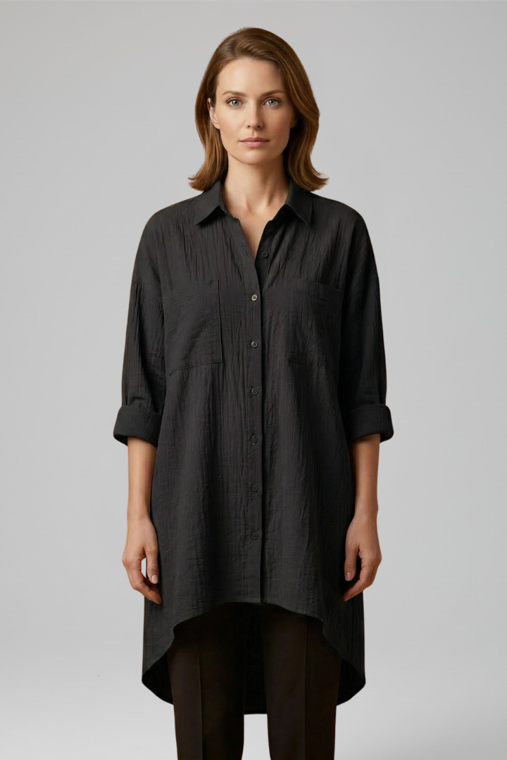 Madison | Stylish Woven Blouse with Collar 9