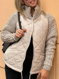 Mason | Cozy Quilted Autumn Jacket with Textured Sleeves 0