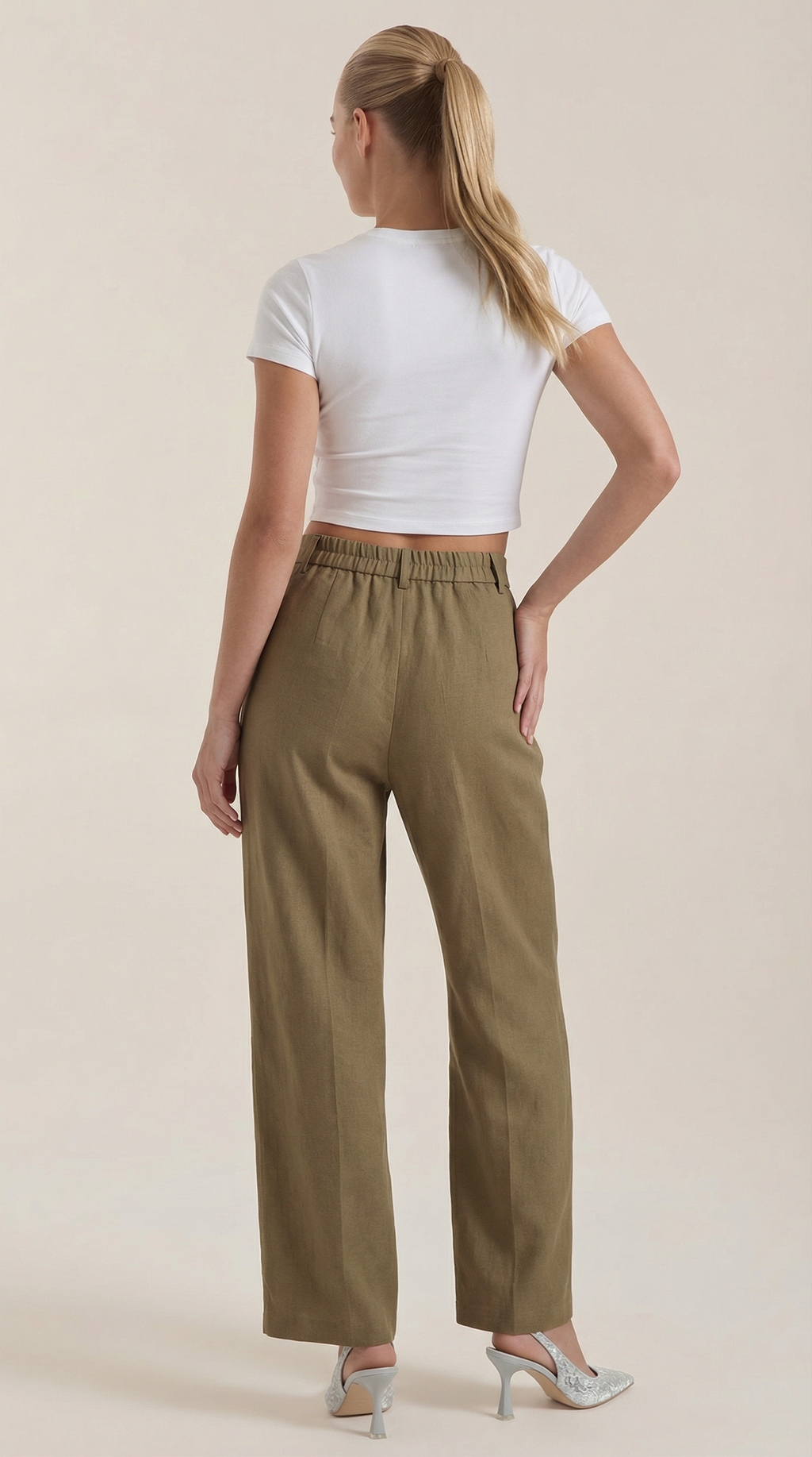 Mason | Stylish Pleated High-Rise Wide Leg Trousers 5