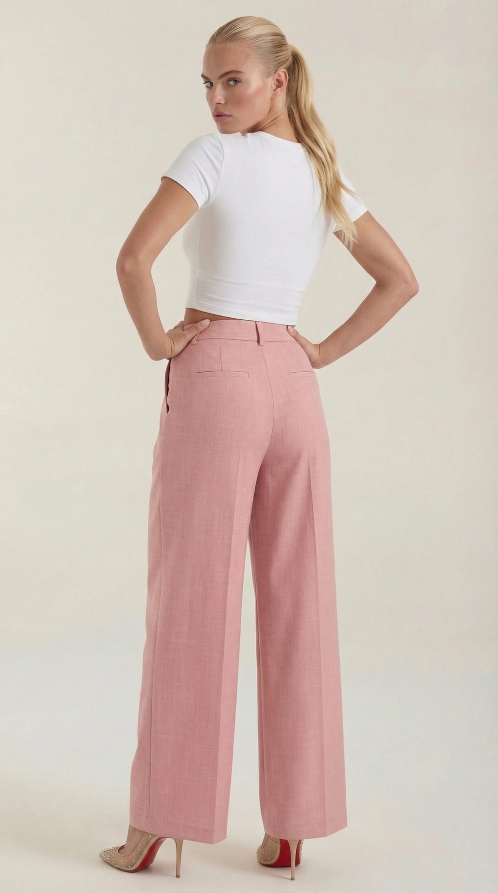 Mason | Stylish Pleated High-Rise Wide Leg Trousers 8