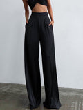 Maya | Elegant High-Waist Wide Leg Women's Pants 0