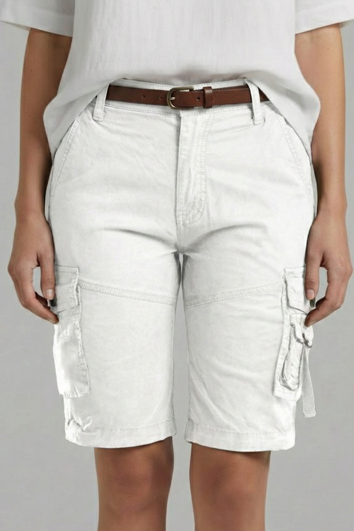 Mia | Comfortable Casual Cargo Shorts with Flap Pockets 5