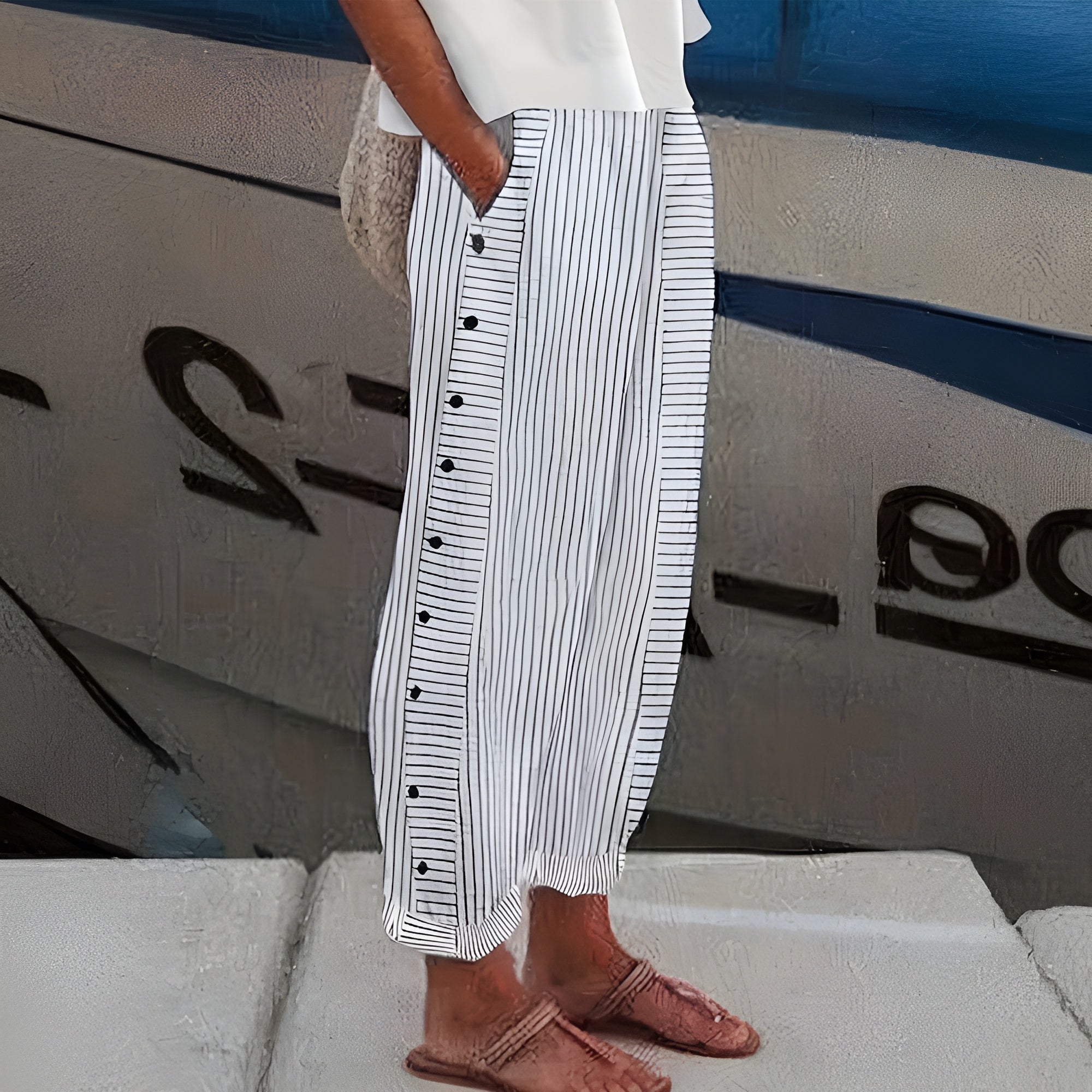 Mia | Comfortable Relaxed Walking Pants with Pockets 2