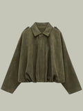 Mia | Cozy Oversized Faux Suede Womens Jacket 0