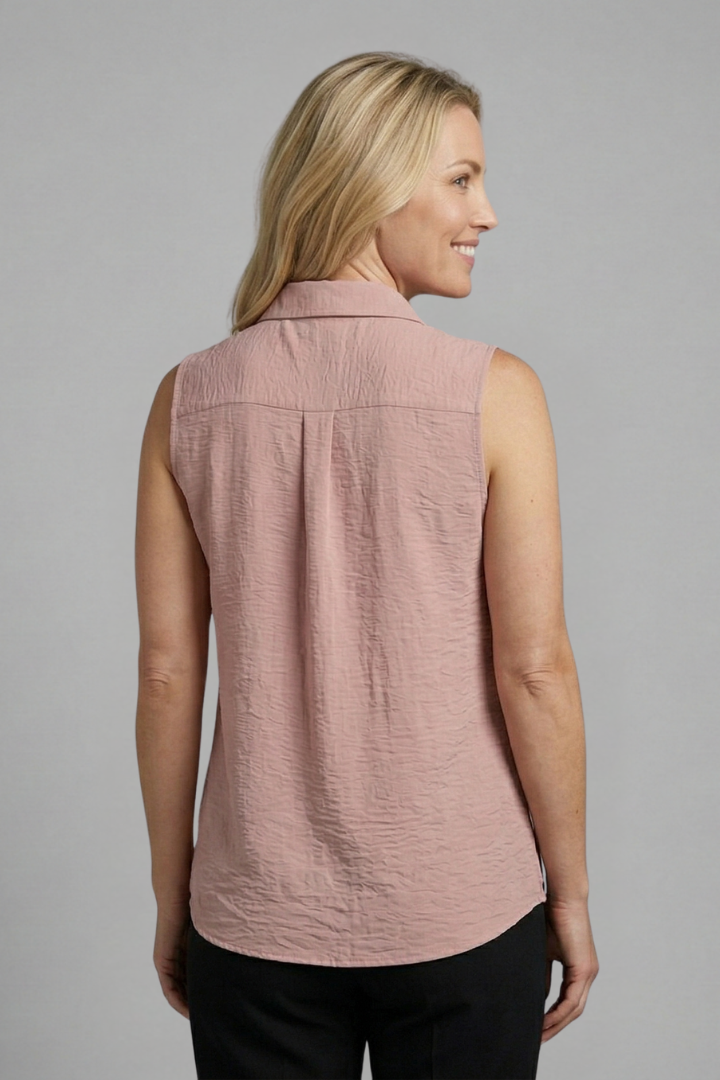 Mia | Elegant Casual Sleeveless Tunic Blouse 3