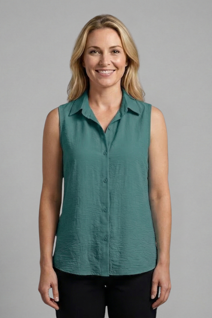 Mia | Elegant Casual Sleeveless Tunic Blouse 6
