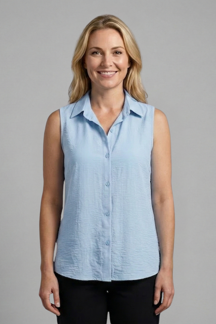 Mia | Elegant Casual Sleeveless Tunic Blouse 7