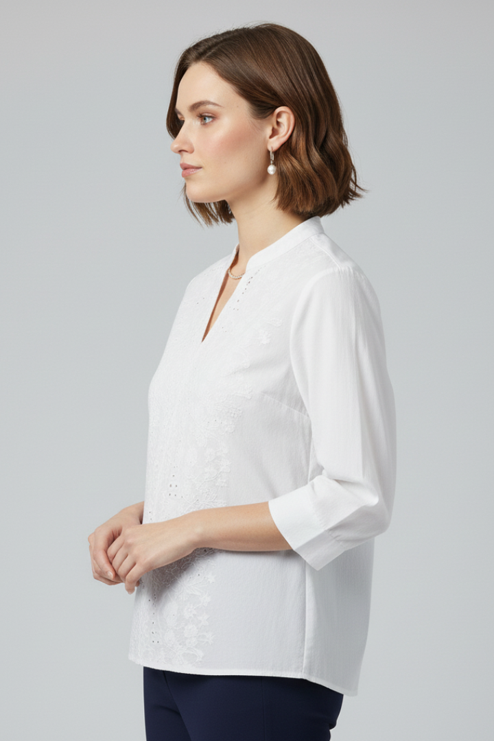 Mia | Elegant Classic Long Sleeve Blouse for Women 1