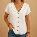 Mia | Elegant Lightweight Blouse with Classic Collar 0