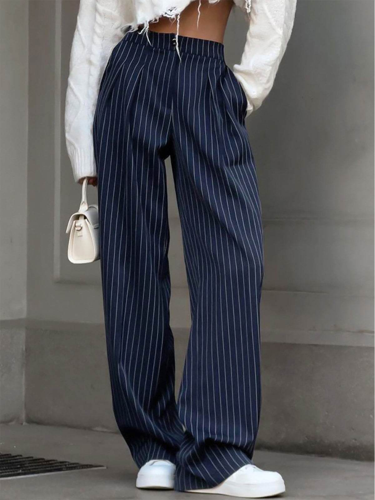 Mia | Elegant Pleated Wide Leg Trousers Women 0