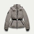 Mia | Geometric Patterned Insulated Puffer Jacket Women 0