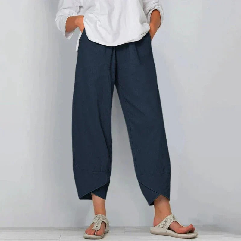 Mia | Lightweight Relaxed Wide Leg Women's Pants 1