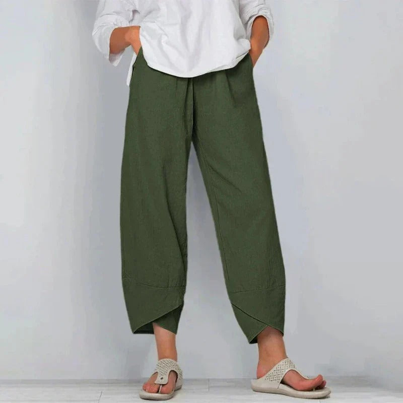Mia | Lightweight Relaxed Wide Leg Women's Pants 2