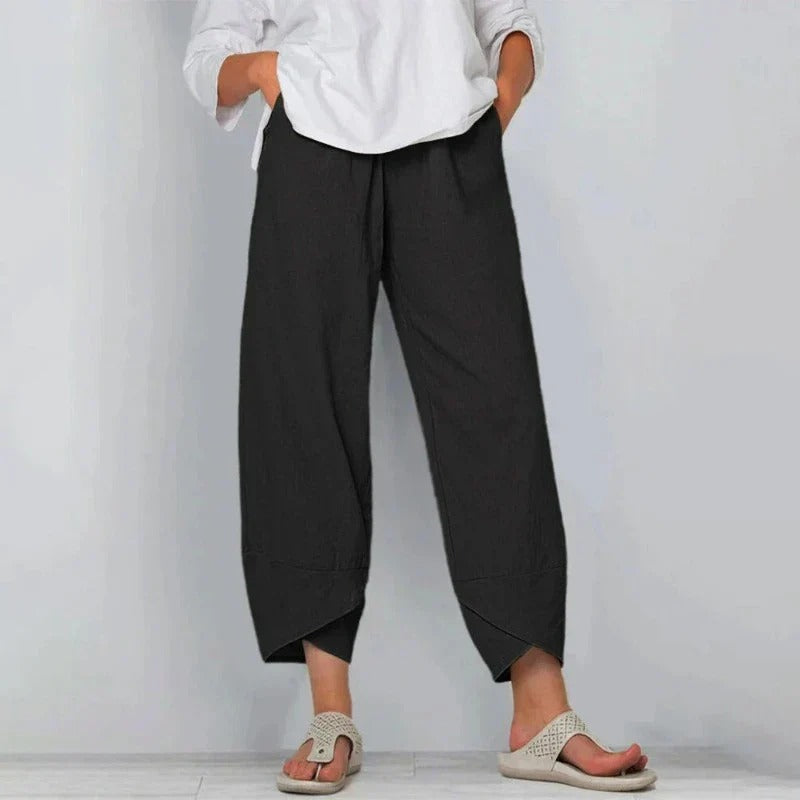 Mia | Lightweight Relaxed Wide Leg Women's Pants 5