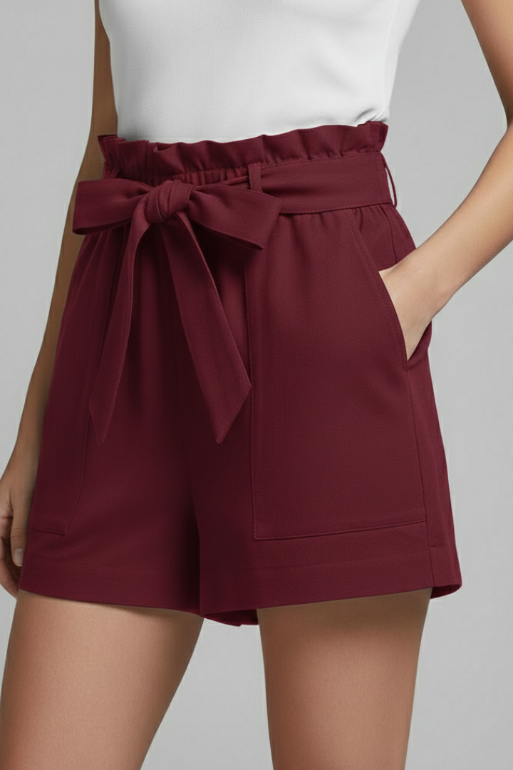 Mia | Relaxed High Waist Summer Shorts 12