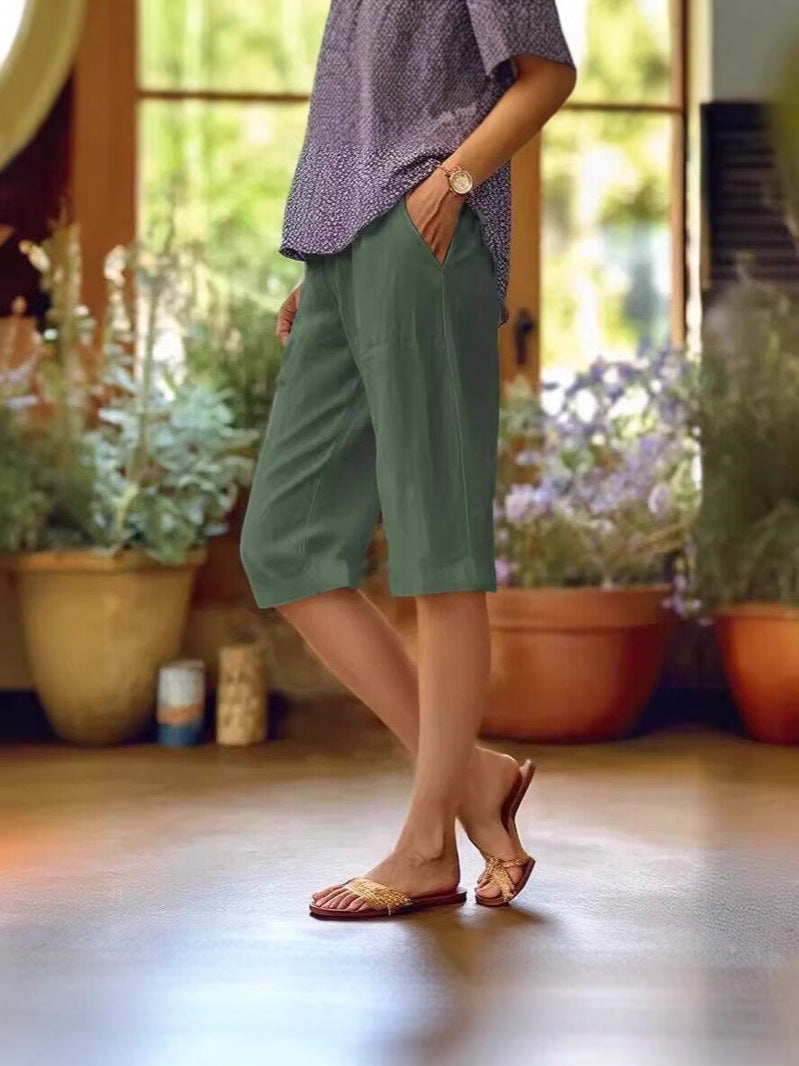 Mia | Relaxed Knee-Length Summer Shorts 3