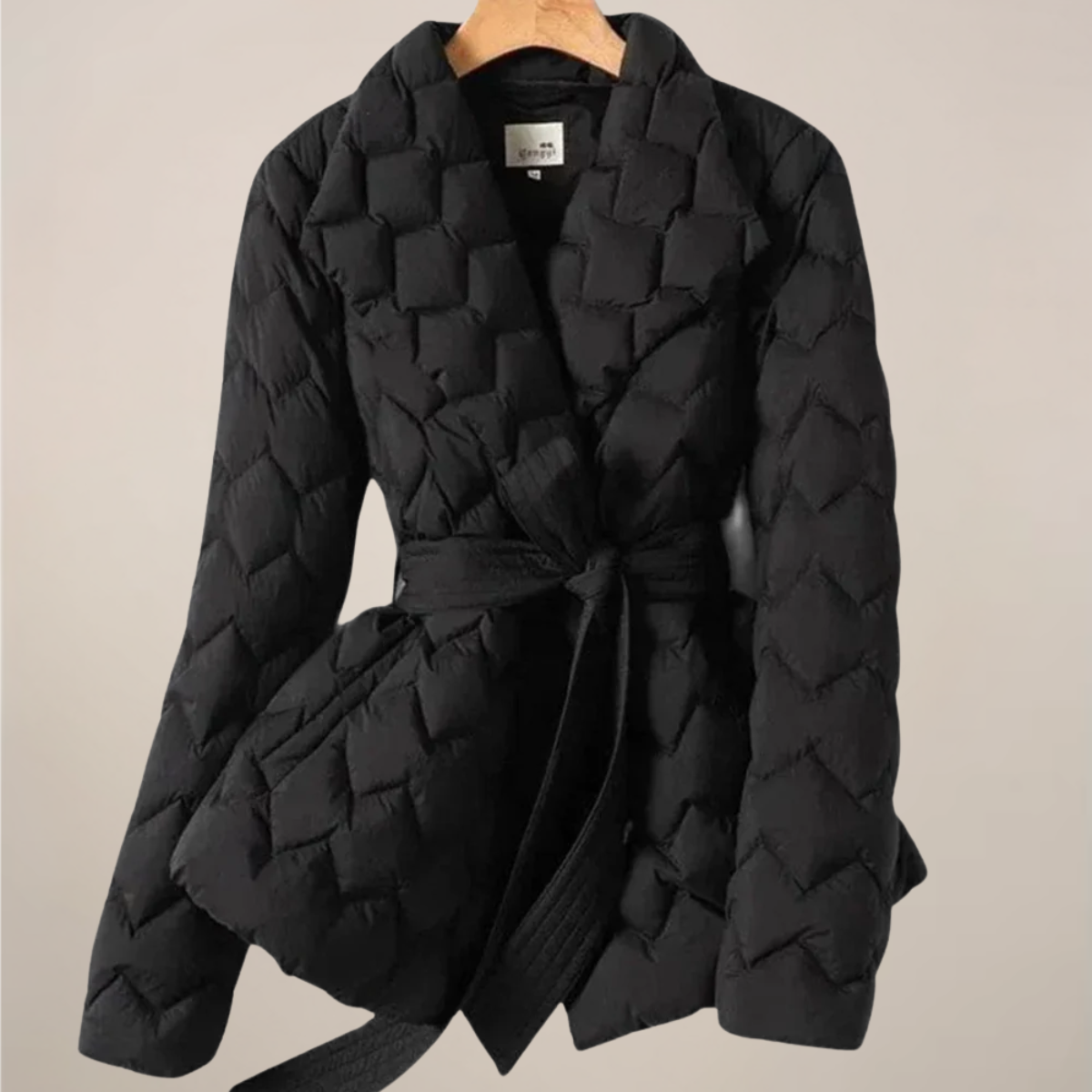 Mia | Stylish Black Quilted Puffer Jacket for Women 5